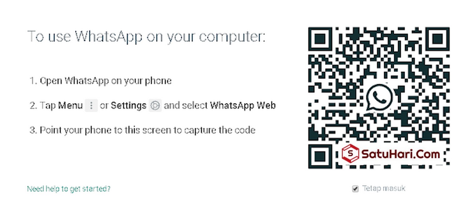 Cara Menghentikan Pembajakan WA - Cara Melihat Barcode Whatsapp Web