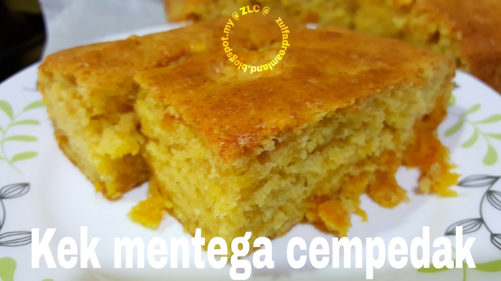 Zulfaza Loves Cooking Kek Mentega Cempedak