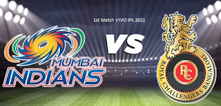 MI vs RCB 1st Match IPL 2021
