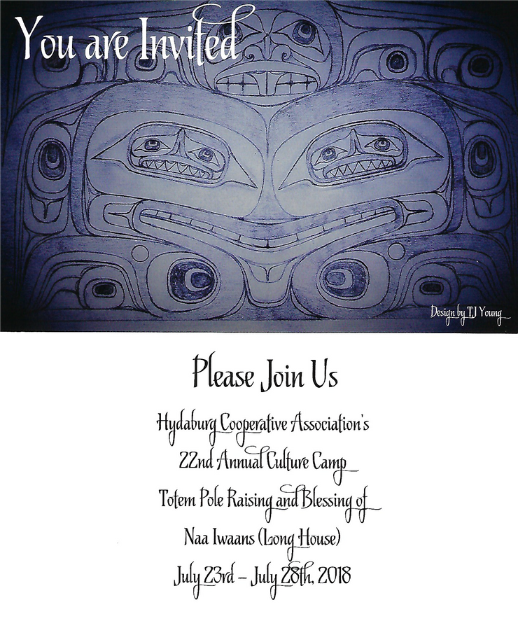 Hydaburg Culture Camp Schedule for July 2328th P.O.W. Report