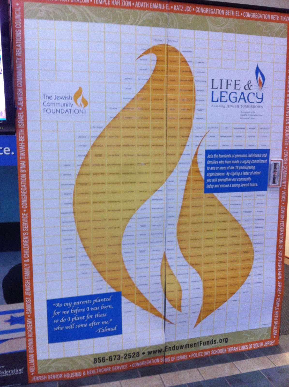 Life Legacy Banner Filling Up Fast Jewish Community