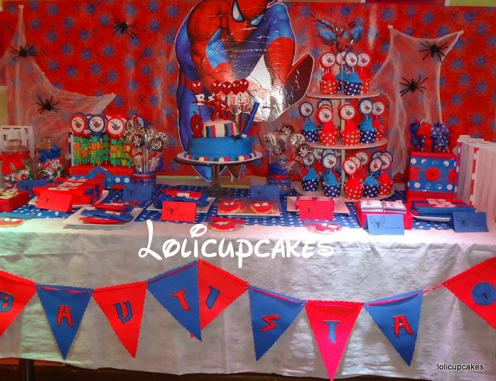 Fiestas y cumples temáticos: Candy Bar Spiderman