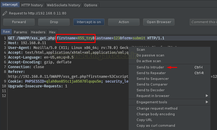 Burp Suite Fuzzing with Intruder