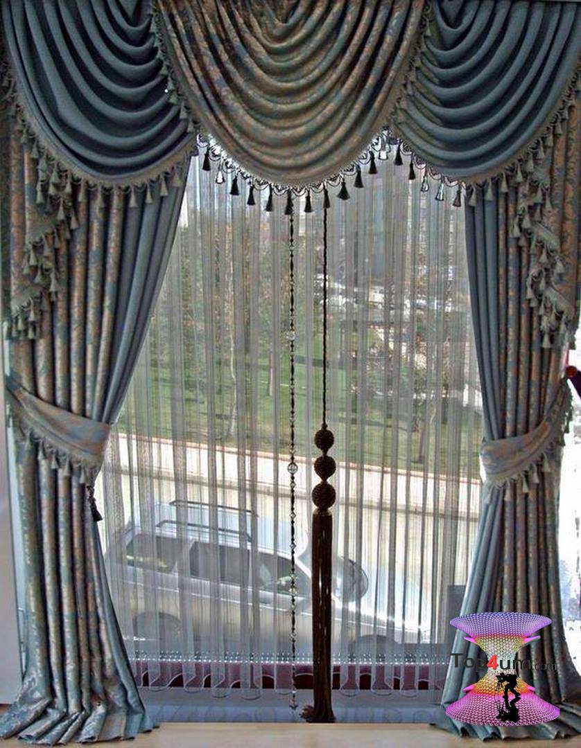 ديكورات ستائر مودرن على المواسير ️باحدث موديلات الستائر modern curtains