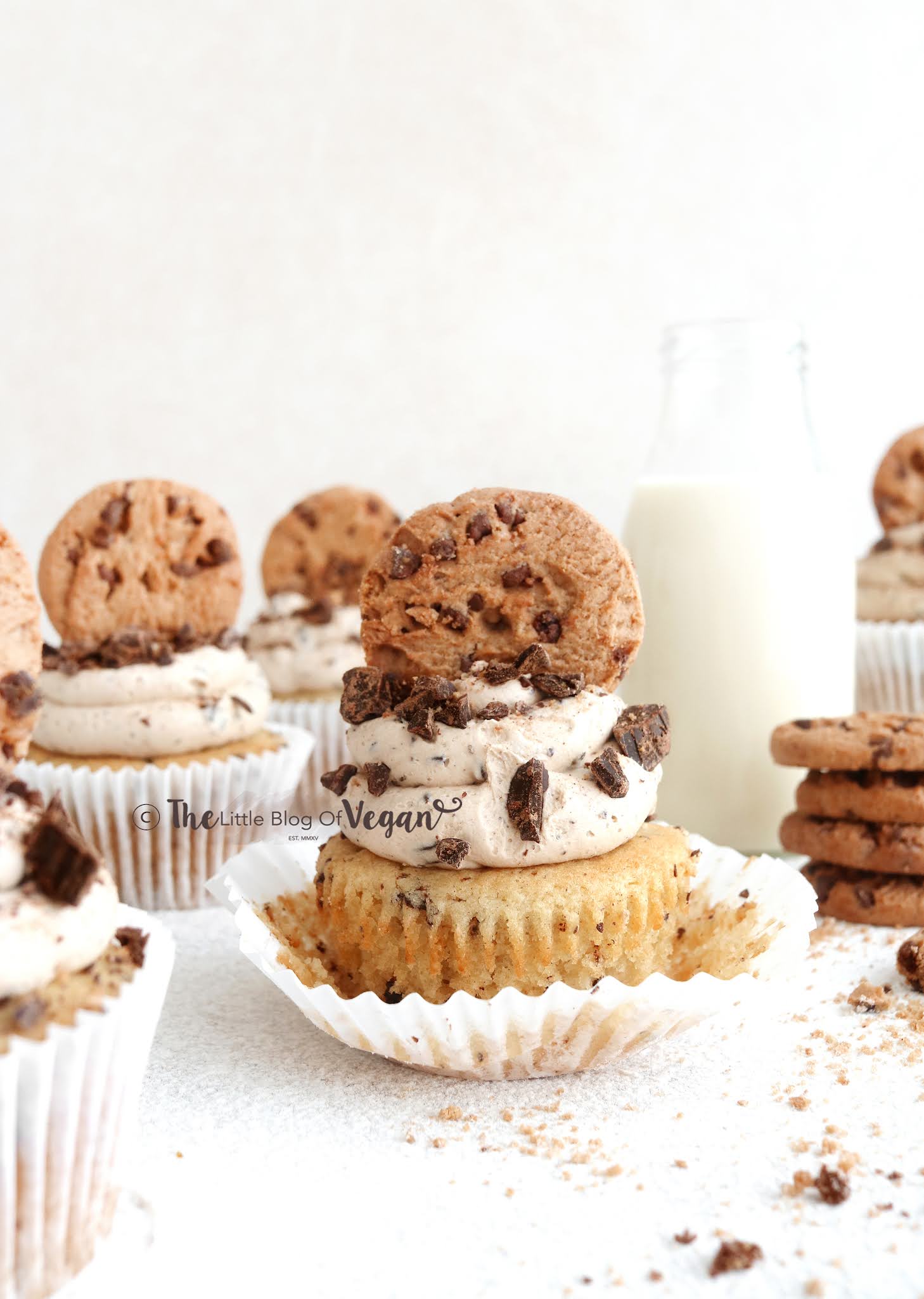 Cookie Dough Cupcakes Cookie dough cupcakes