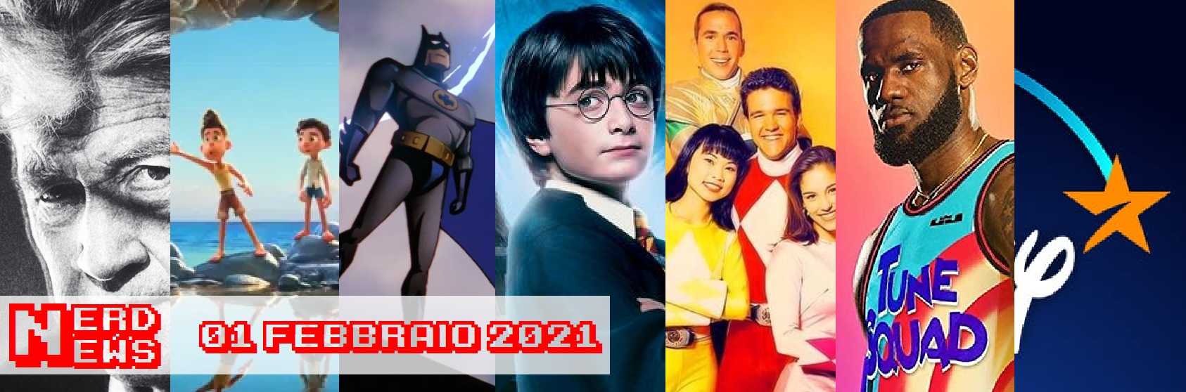 MOZ O'CLOCK: [NERD NEWS] l'annuncio di David Lynch, Luca della Pixar, un  nuovo Batman TAS, la serie TV di Harry Potter, il cast storico nel nuovo  film dei Power Rangers, Space Jam