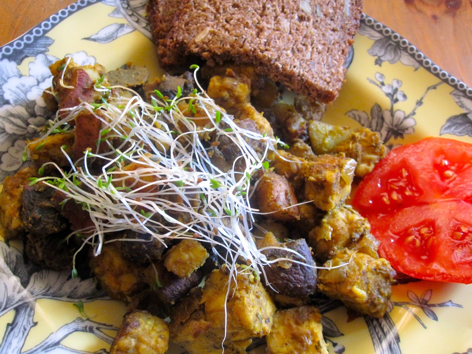 Vegan Kitty Patrol (VKP) Tempeh Breakfast Scramble and Bracing For Summer!