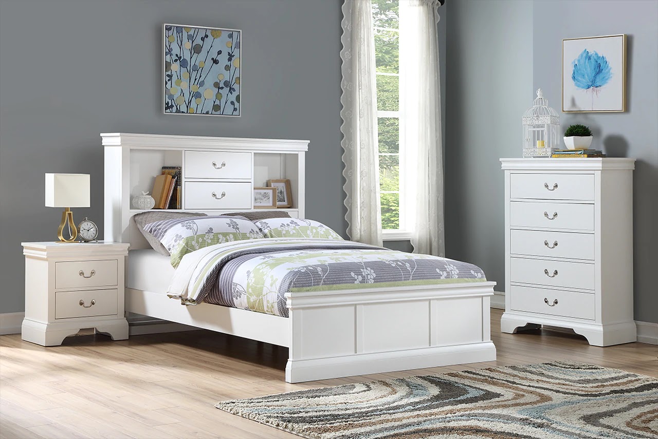 Twin White Bed Frame Table Frame