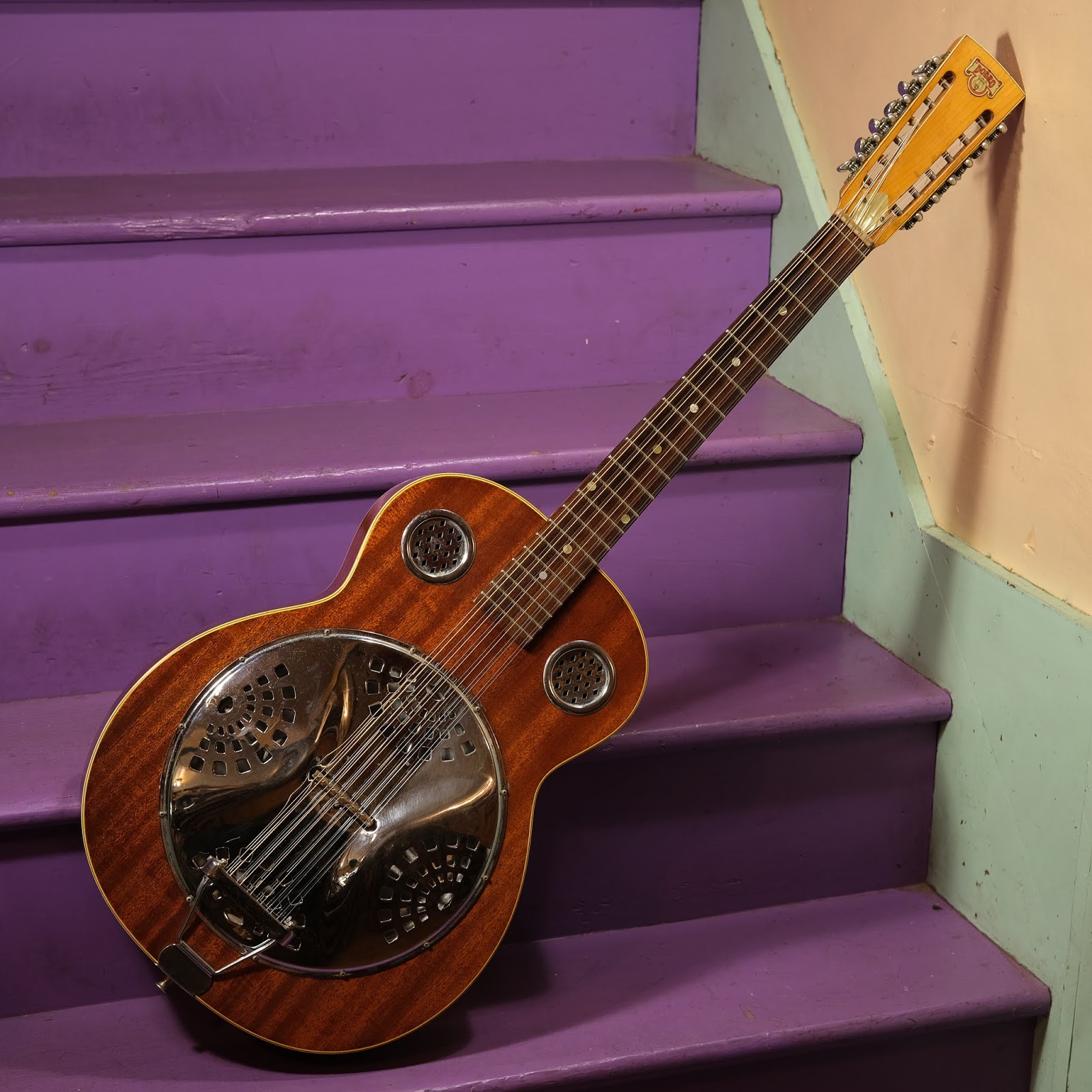 1960s Mosritemade Dobro Columbia 12String Resonator Guitar