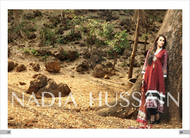 Nadia Hussain Premium Summer Lawn Collection 2013 By Shariq Textiles