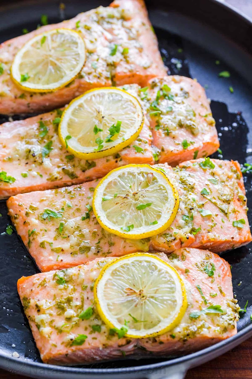 Baked Salmon with Garlic and Dijon salmon baked breakfast dinner 
