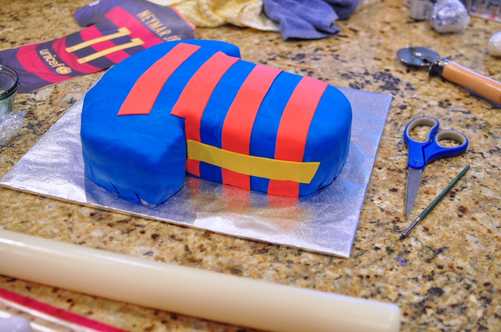 The Bake More Neymar Jr Jersey Cake