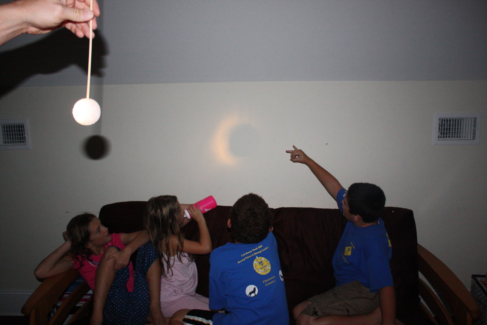 A Slice of Smith Life Solar Eclipse Experiment and Burning Chocolate!