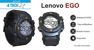 ساعة لينوفو Lenovo EGO الرقمية الذكية  ساعة لينوفو الرقمية الذكية Lenovo EGO  مواصفات و مميزات ساعة لينوفو Lenovo EGO الرقمية الذكية