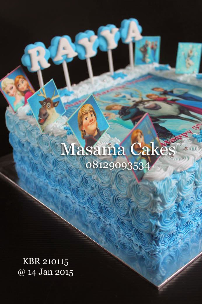 Masama Cakes Frozen Birthday Cake For Rayya....