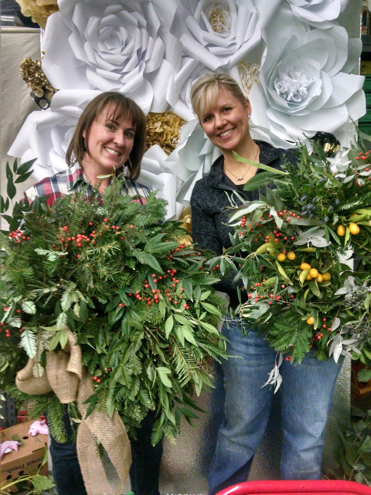 Windmill Farm Fresh Holiday Wreath Making Classes and Christmas Coming