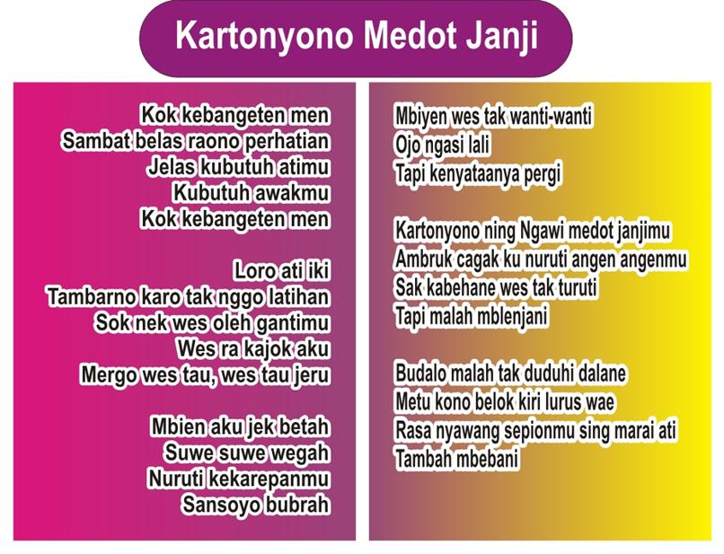 Kartonyono Medot Janji Lirik Lagu Arsia Lirik