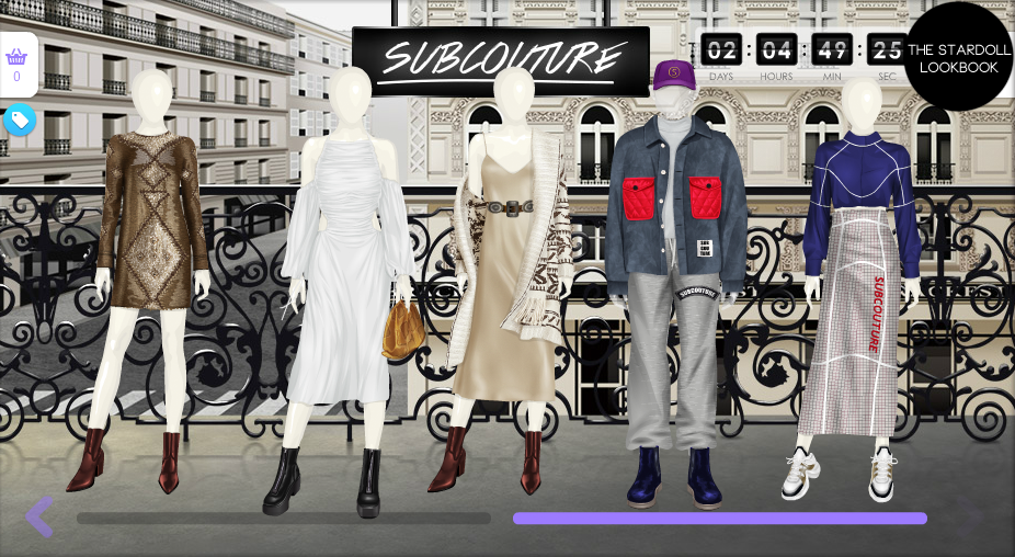 The Stardoll Lookbook S U B C O U T U R E Release Review