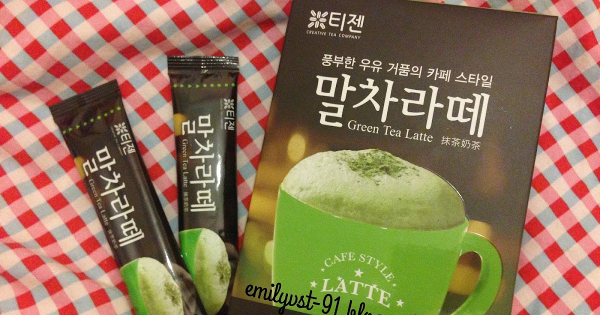 Review TeaZen (티젠) Green Tea Latte [Korea] A little bit about my