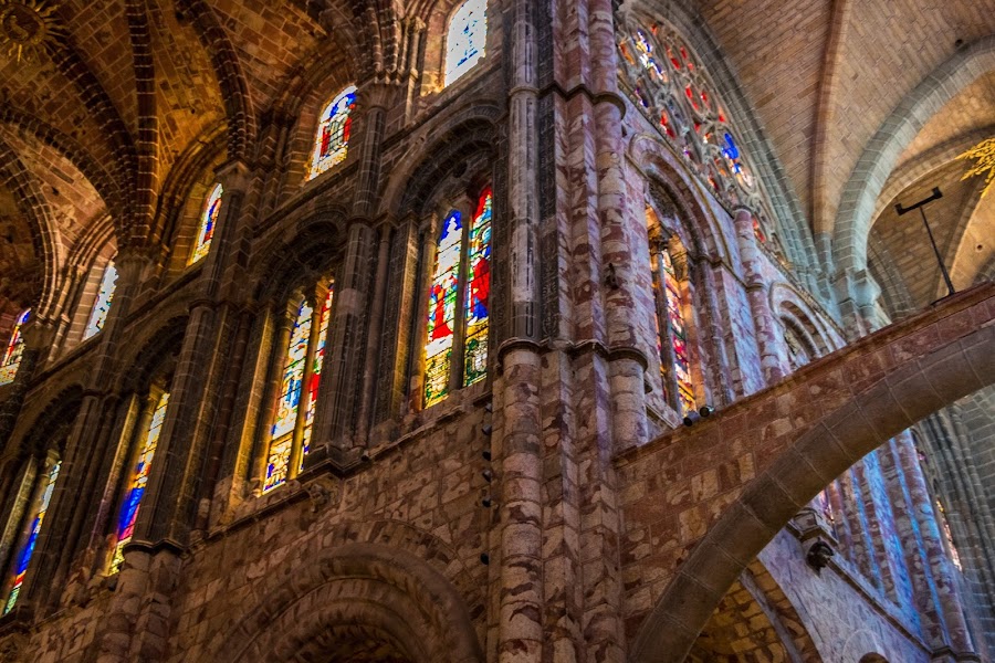 España, Castilla y León, Ávila, Catedral,