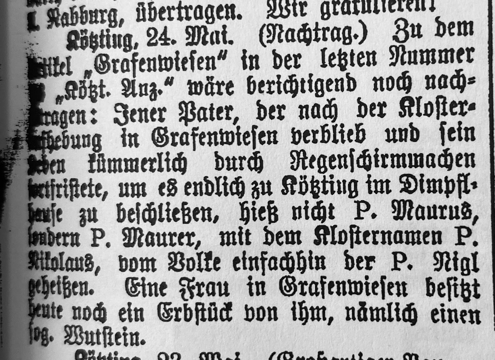 Kotztinger Geschichte N 2019