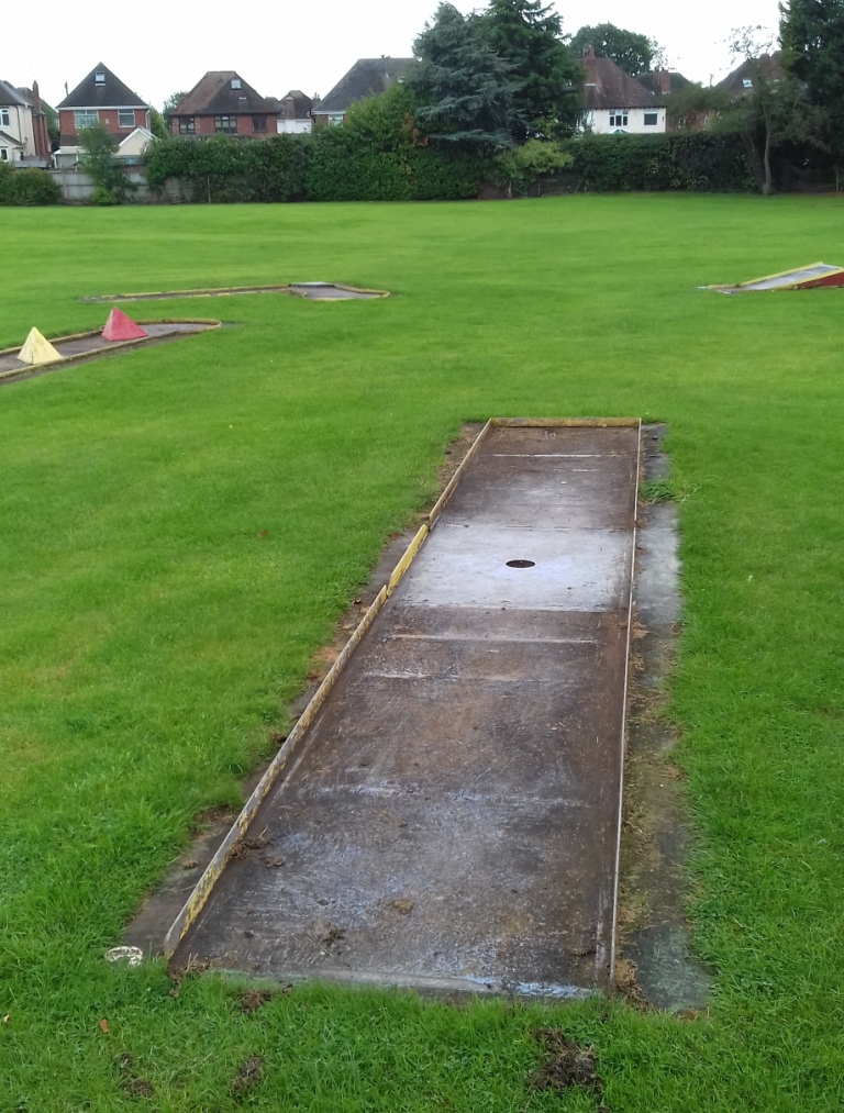 The Ham and Egger Files Crazy Golf at Rowley Park Stadium in Stafford