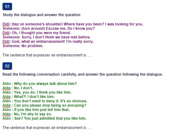 Contoh Soal Expressing Embarrassment Formally And Informally