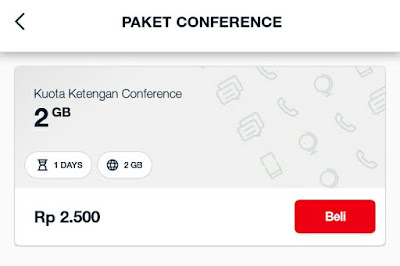 Cara Daftar Paket Conference