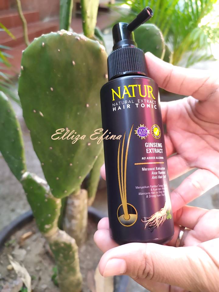Elliza Efina [REVIEW] Natur Hair Tonic Ginseng Extract