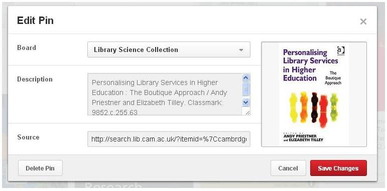 Librarian in Training: Promoting Your Collection With Pinterest