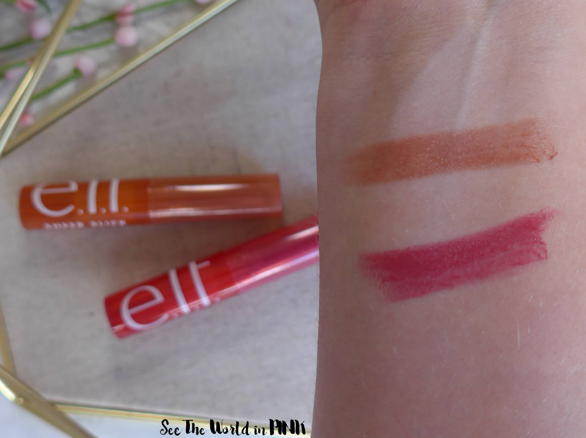 Trying New(ish) e.l.f. Cosmetics ~ Bite Size Face Duos, Bite Size Eyeshadows, and Sheer Slick Lipstick