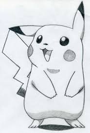Cute Pikachu Tattoo Design That Easy To Draw