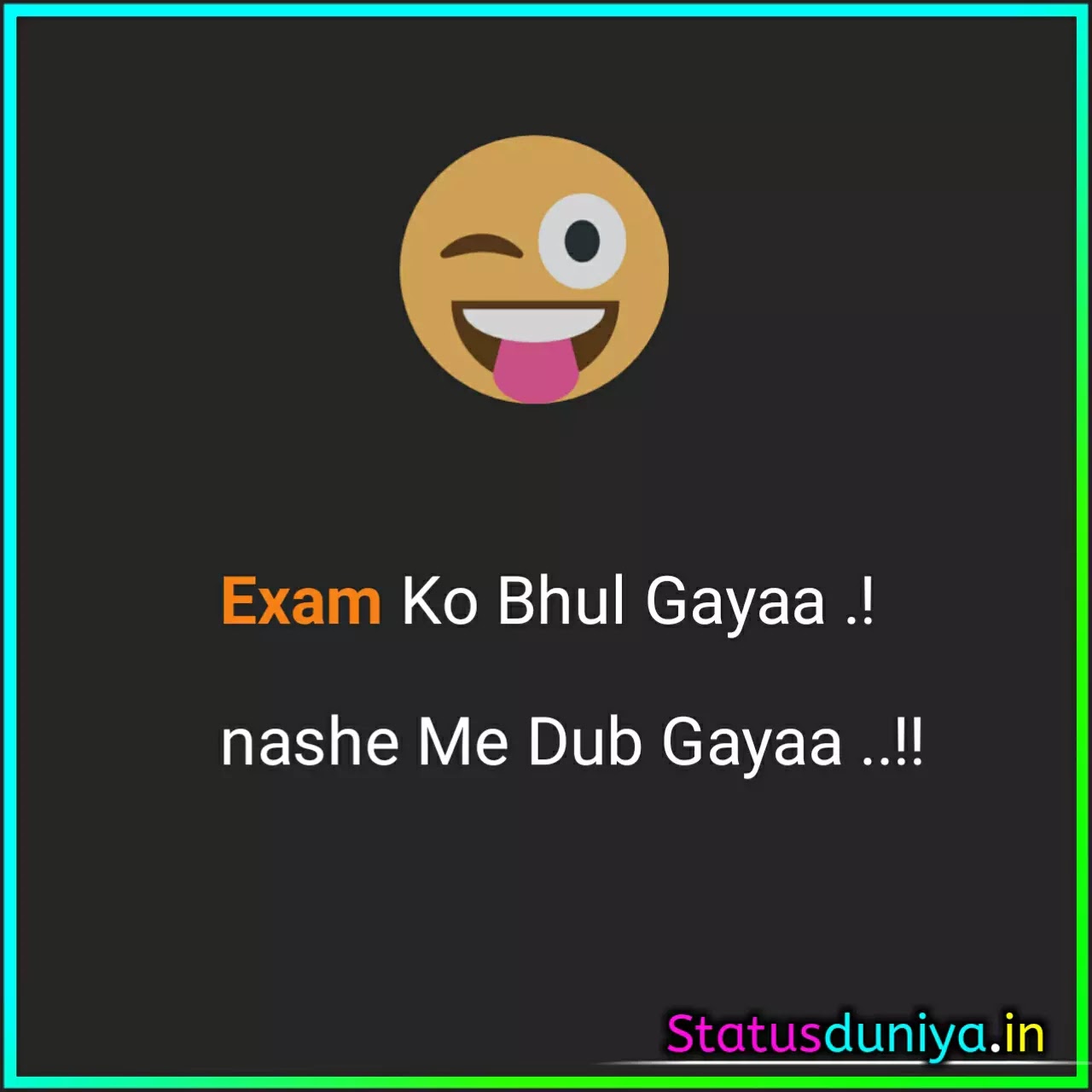 Best Funny 93+ Exam Khatam Status In Hindi For Whatsapp - Status Duniya