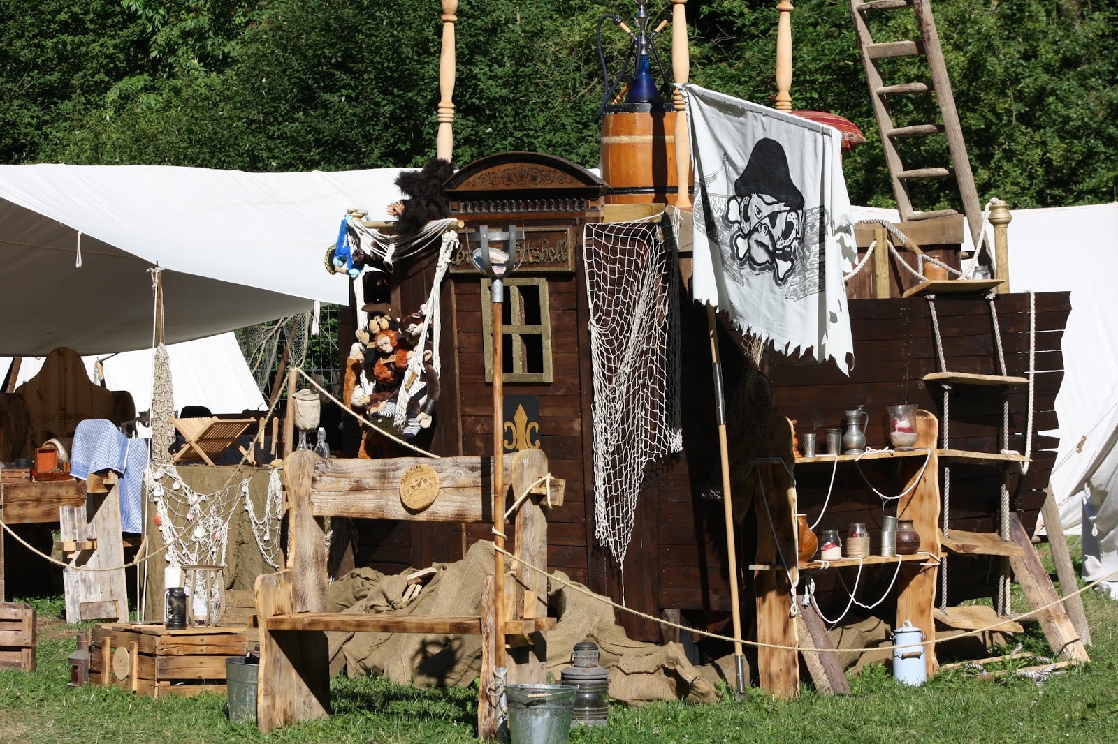 Elte Mittelaltermarkt Der Zaunreiter An Der Bockholter Emsfahre