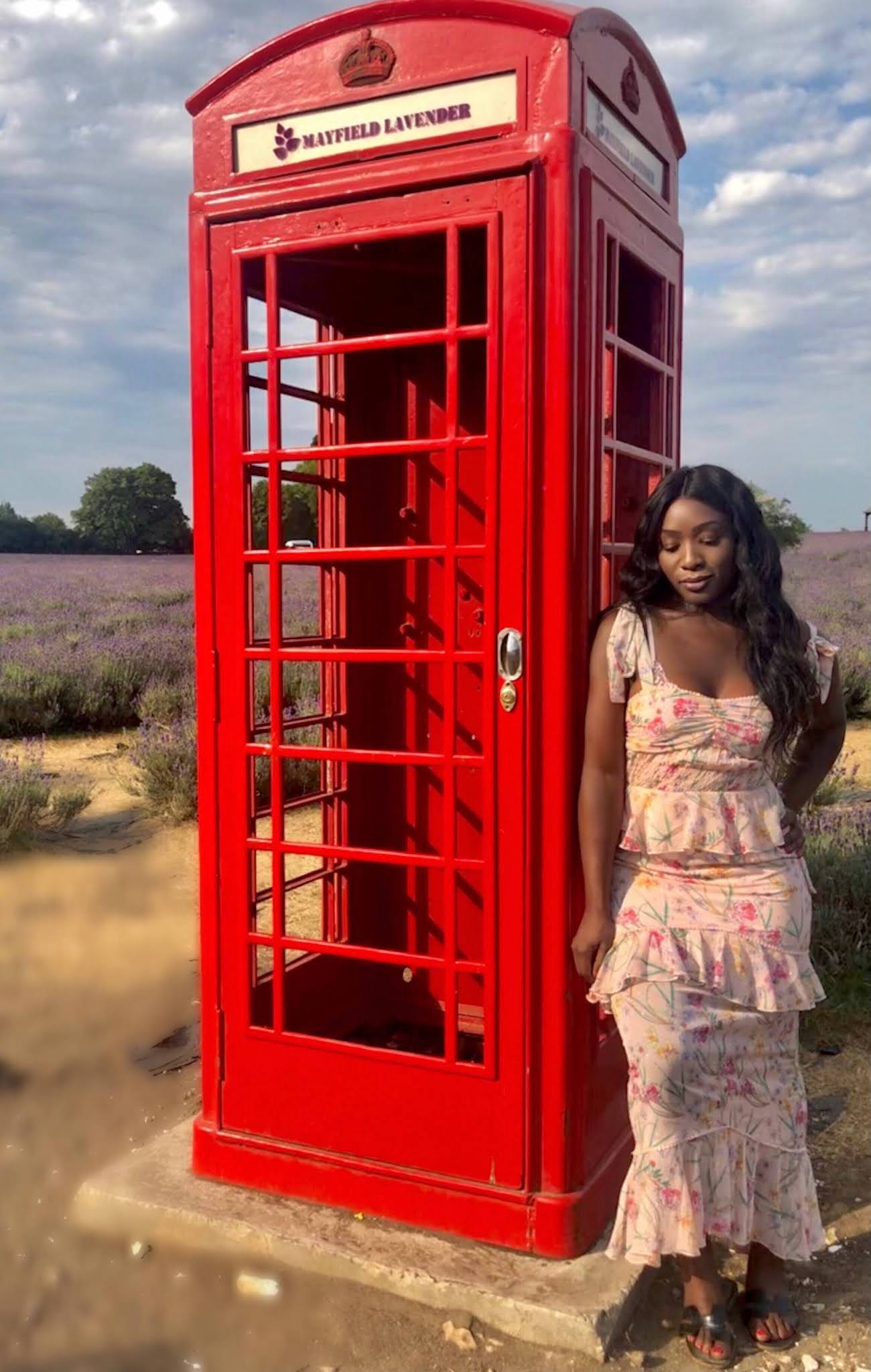 Mayfield Lavender Farm Phone Box