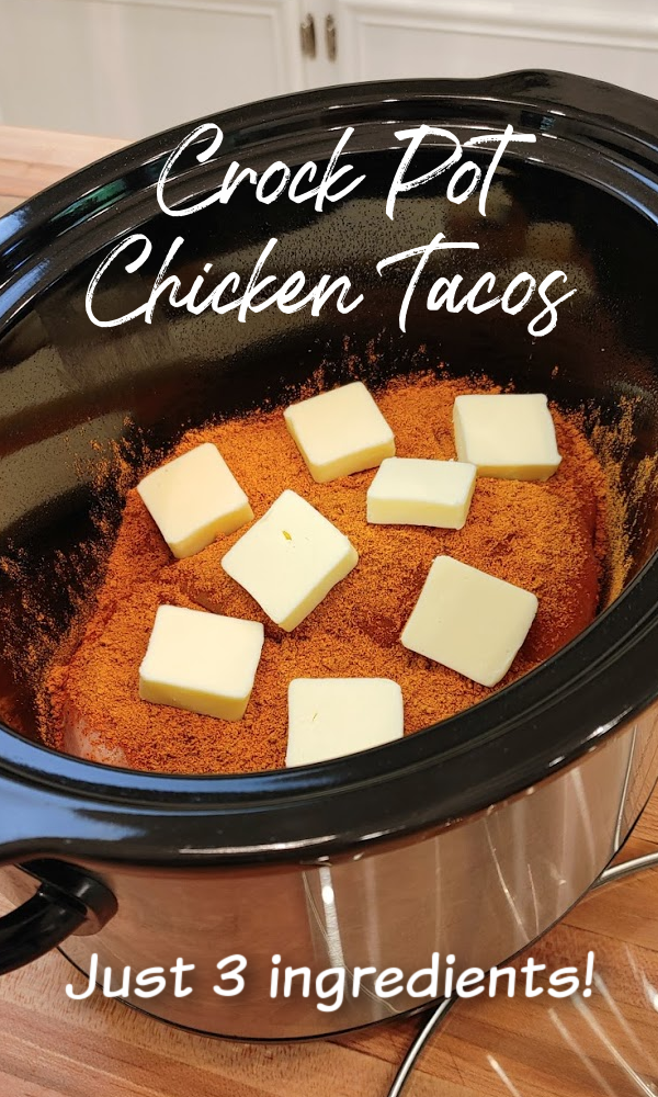 South Your Mouth: 3-Ingredient Crock Pot Chicken Tacos