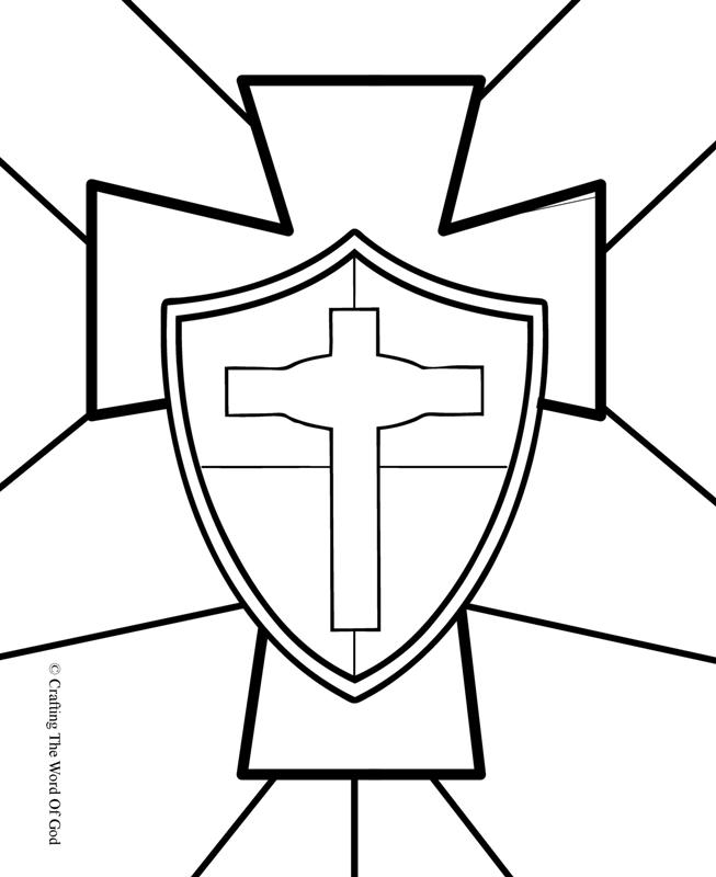 Shield Of Faith Coloring Page ~ Coloring Pages