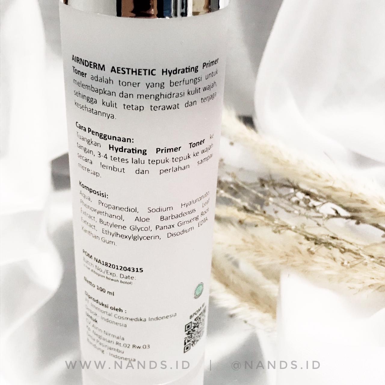 [REVIEW] HYDRATING PRIMER TONER, GLASS SKIN SERUM, DAN SUN SHIELD UV