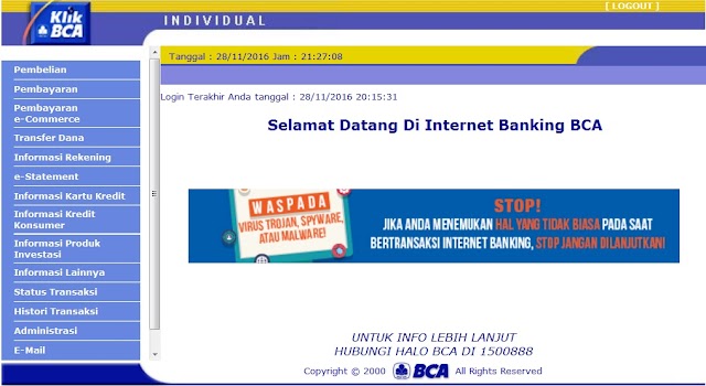 Panduan & Cara Memakai Internet Banking Bca Di Klikbca.Com