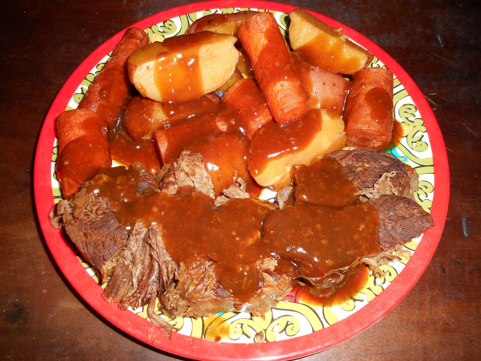 Diane's Recipes DIANE'S BEEF ROAST, POTATOES AND GRAVY