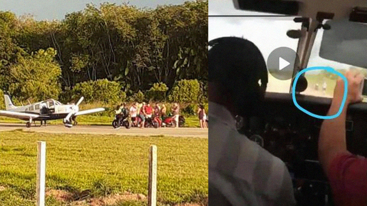 Homem é atropelado por avião no Pará enquanto fazia exercícios; veja o vídeo