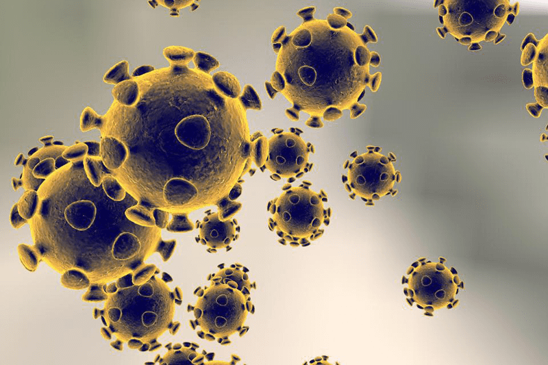 3D photo of coronavirus 3D photo of coronavirus