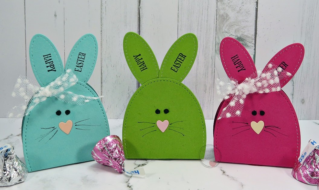 Stampingwithamore QUICK & EASY BUNNY EASTER TREAT HOLDERS