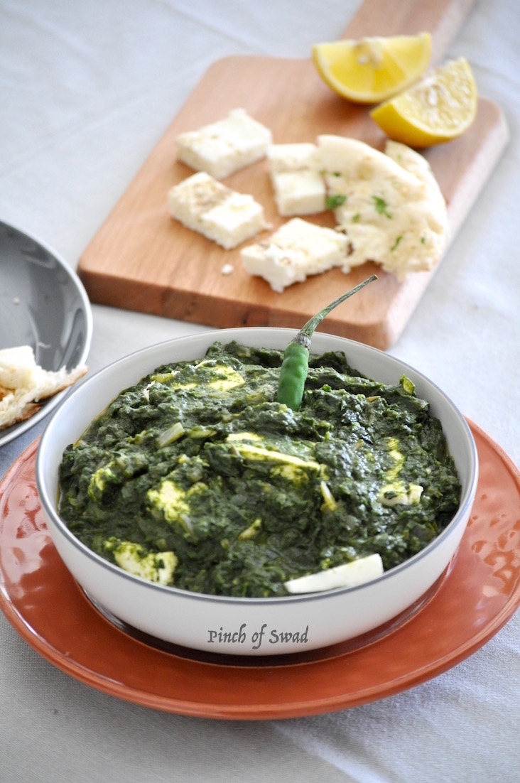 Pinch Of Swad - taste that hits the spot!: Palak Paneer