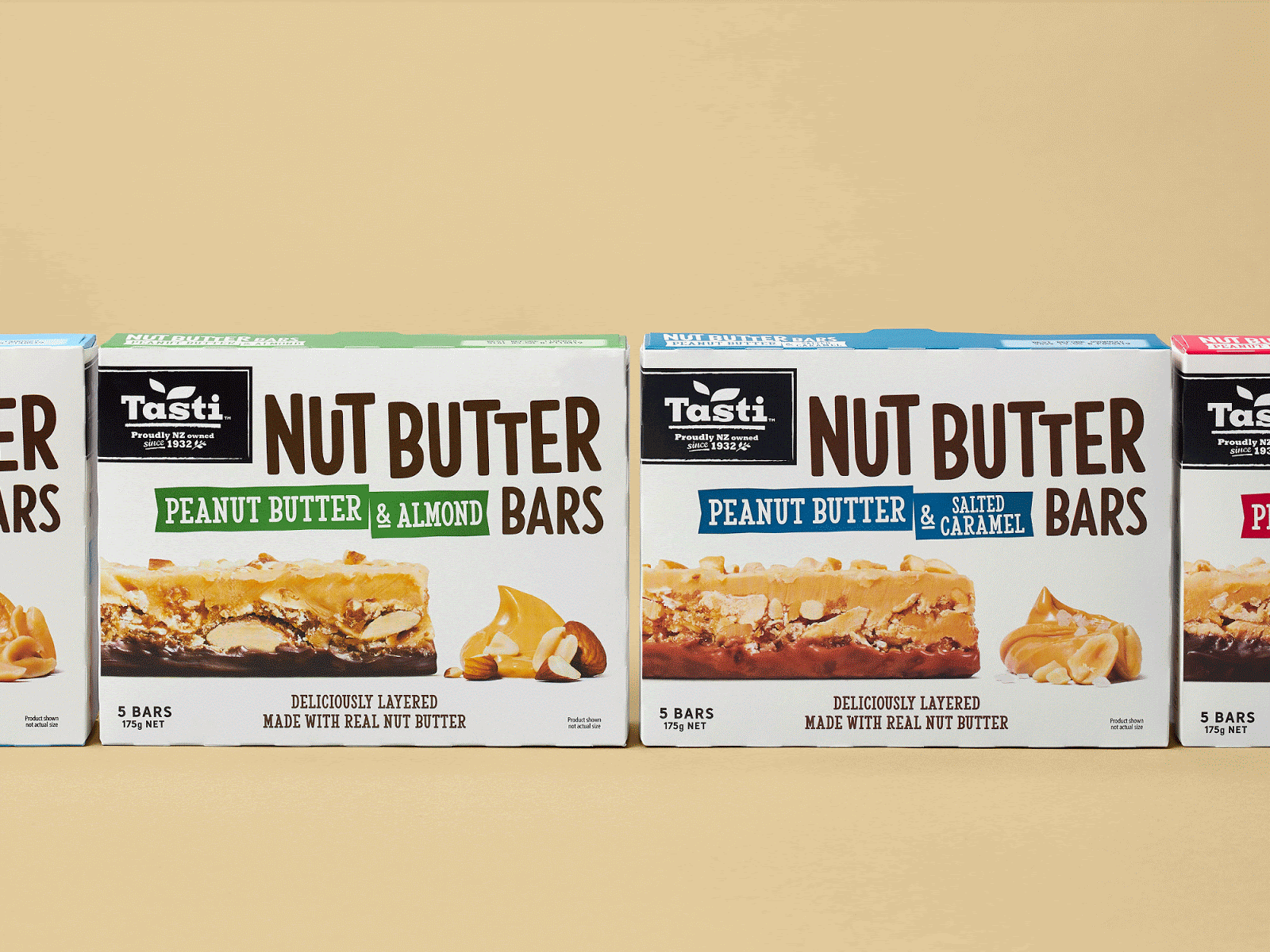 Tasti Nut Butter Bars Packaging Of The World