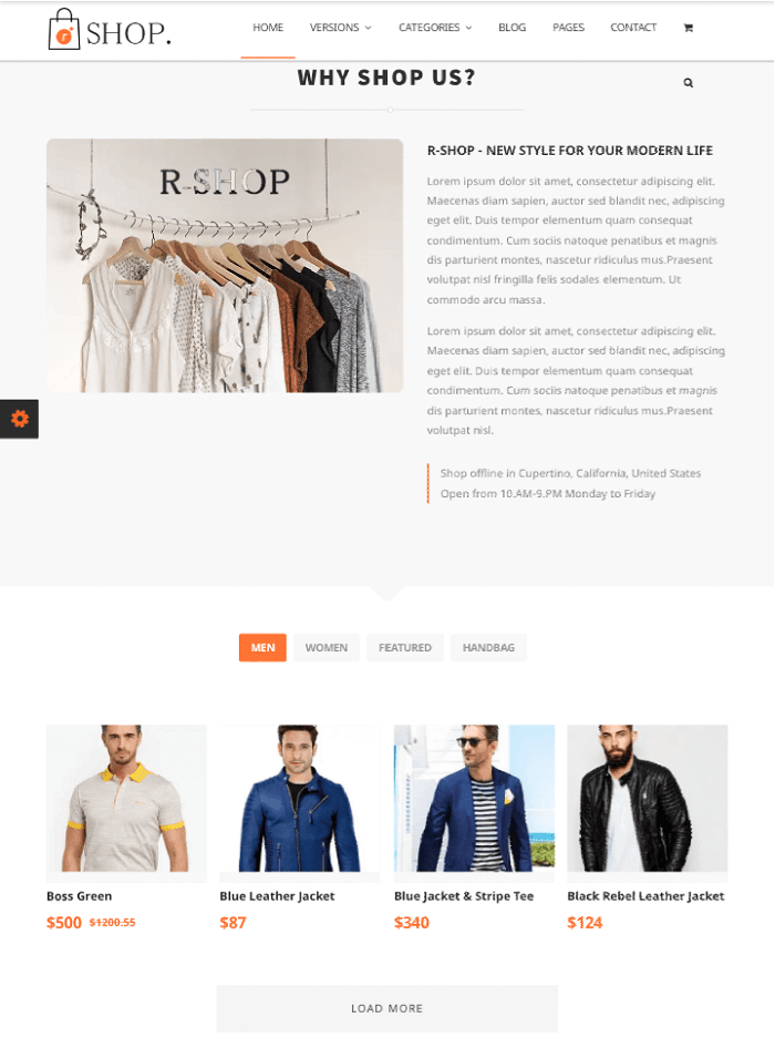 R-Shop Blogger Ecommerce Template