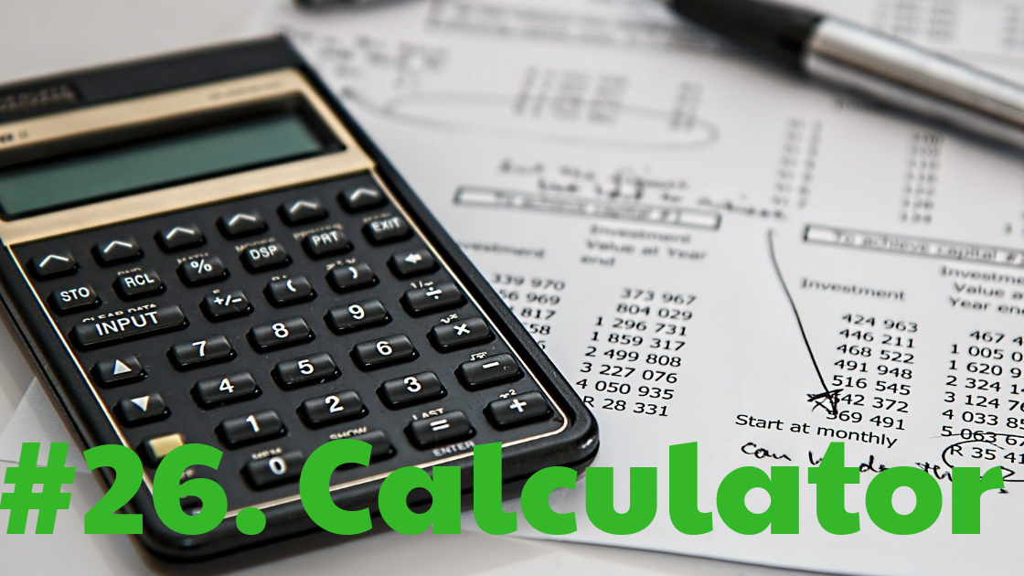 26. How calculator works?