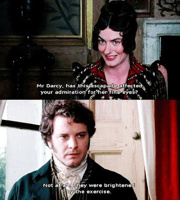 Tudo que Caroline Bingley faz para atrair a tenção de Darcy, dá errado nesse capítulo.