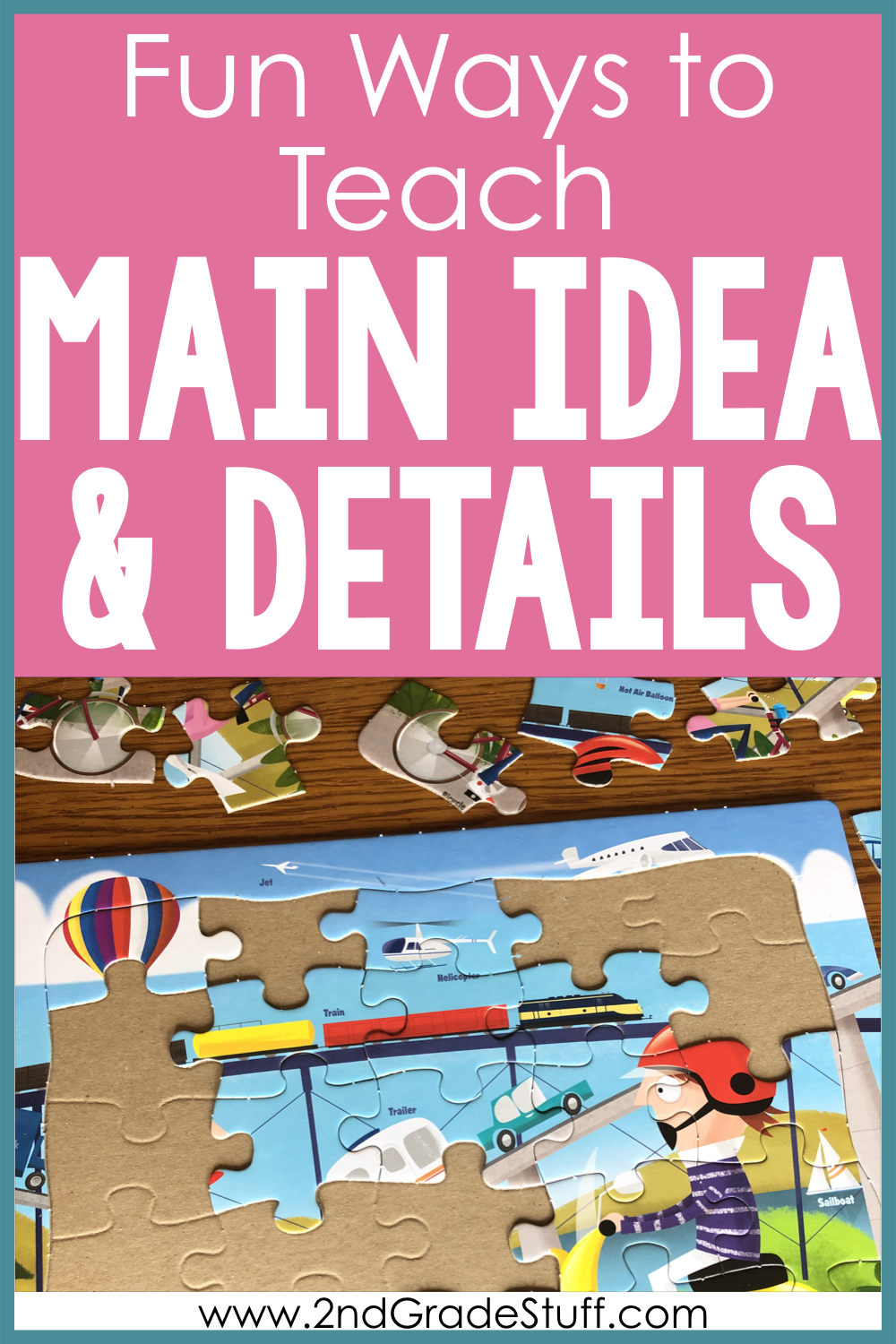 Fun Ways To Teach Main Idea And Key Details 2nd Grade Stuff