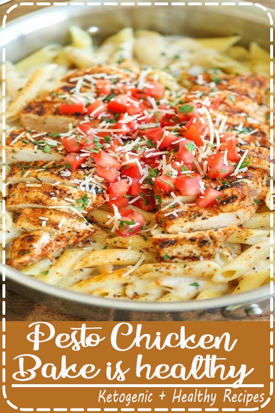 Pesto Chicken Bake is healthy FoodieRecipes87
